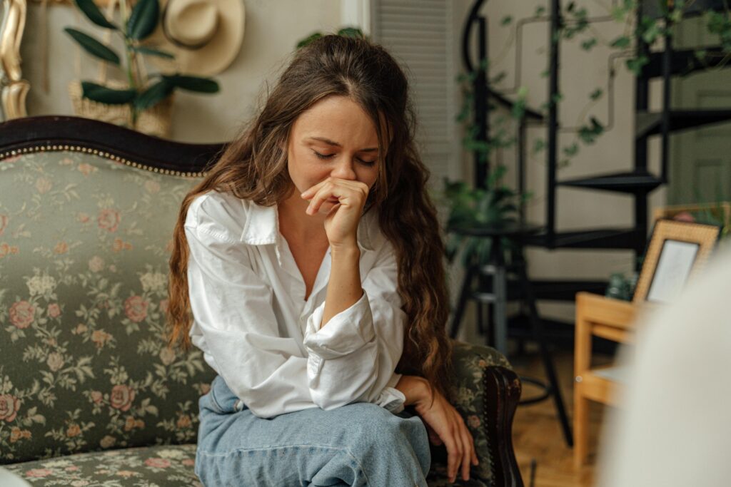 A person struggling with heroin addiction.