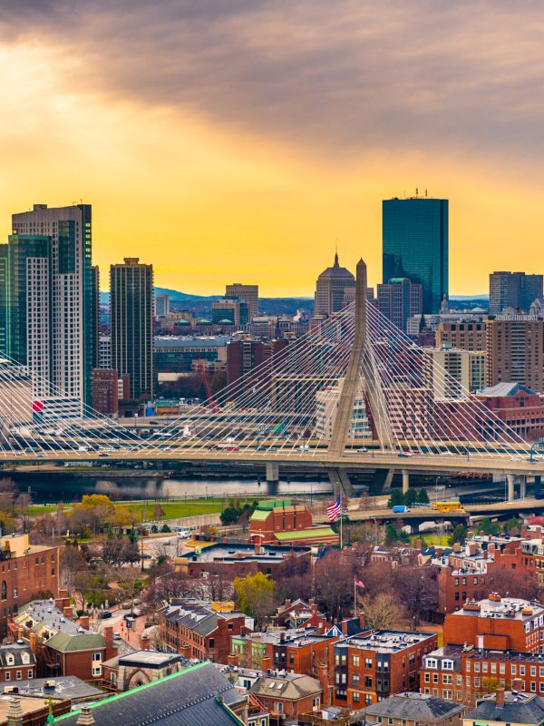 Picture of the skyline in Boston, MA.
